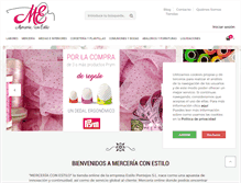 Tablet Screenshot of merceriaconestilo.com
